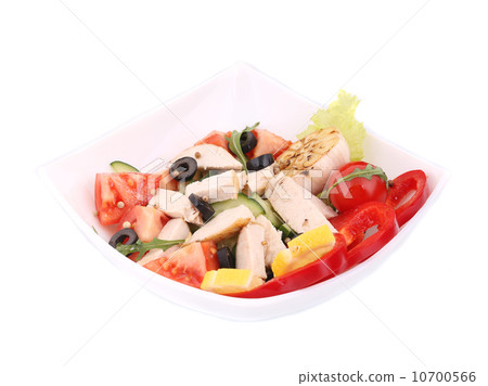 Chicken salad close up. 10700566
