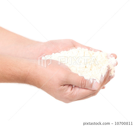 Flour on hands Flour on hands 10700811