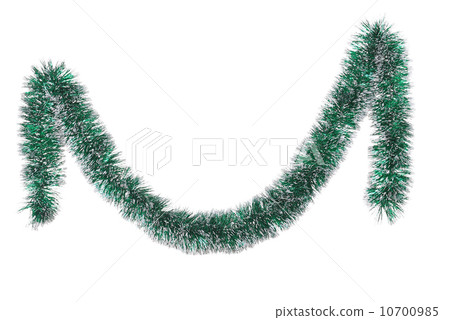 Christmas green tinsel. Christmas green tinsel. 10700985