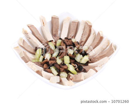 Salad with meat and mushrooms. 10701260