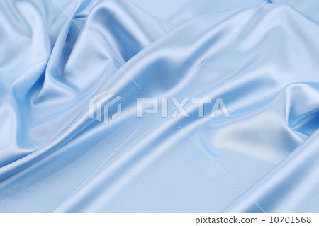 Blue silk background. 10701568