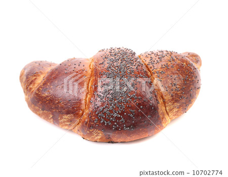 Bun with poppy seeds. Bun with poppy seeds. 10702774