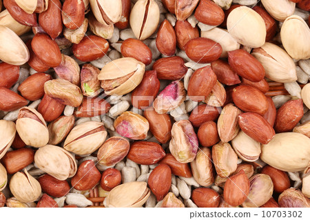 Background of different nuts. Background of different nuts. 10703302