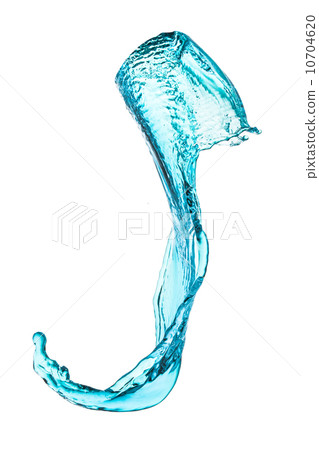 turquoise water splash 10704620