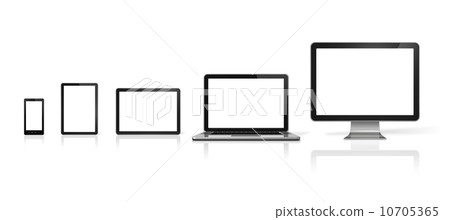 computer, laptop, mobile phone and digital tablet pc 10705365