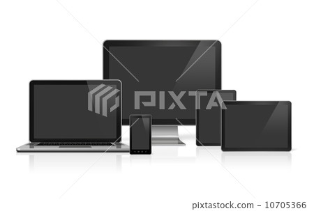 computer, laptop, mobile phone and digital tablet pc 10705366