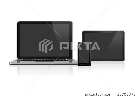 Laptop, mobile phone and digital tablet pc Laptop, mobile phone and digital tablet pc 10705375