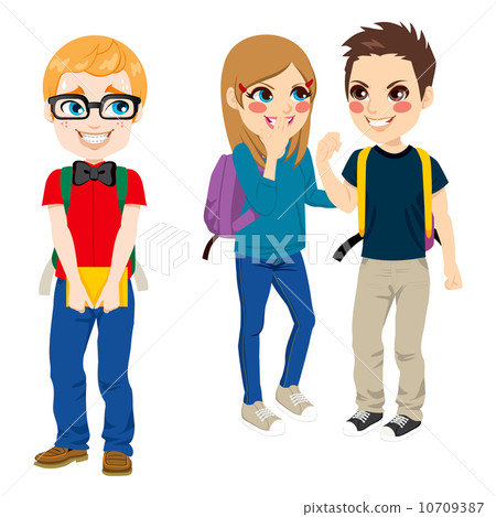 Nerd Student Suffering Bullying 10709387