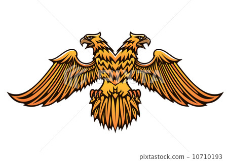 Double headed golden Imperial eagle 10710193