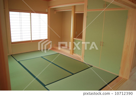Japanese-Style Tatami Room Shoji Shoji Floor 10712390