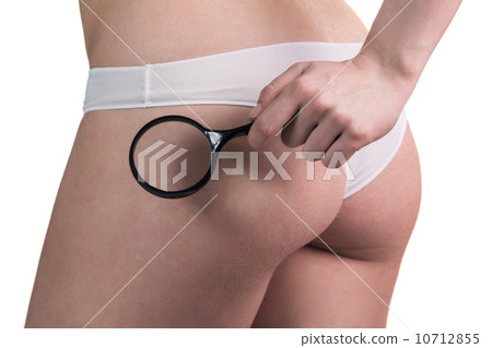 Woman Checking Cellulite 10712855