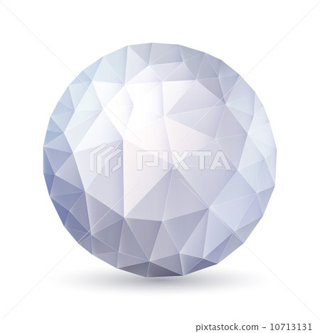 Polygonal sphere - Stock Illustration [10713131] - PIXTA
