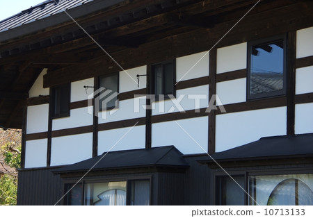 灰泥牆壁灰泥房子 10713133