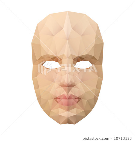 Polygonal face mask  Polygonal face mask  10713153