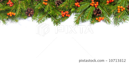 Christmas background. Eve framework 10713812