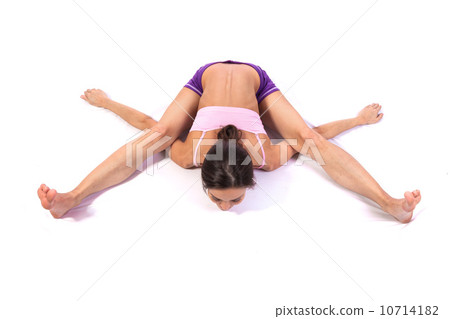 Practicing Yoga. Beautiful woman 10714182
