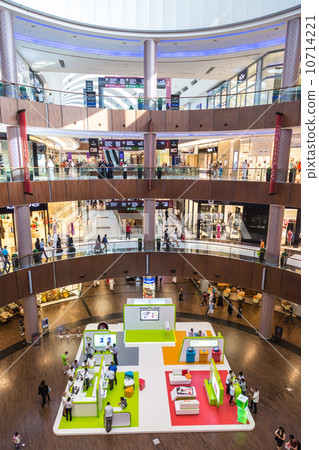Interior View of Dubai Mall - world's largest shopping mall Interior View of Dubai Mall - world's largest shopping mall 10714221