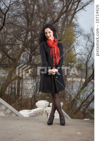 Portrait Of Young Smiling Beautiful Woman 10714926