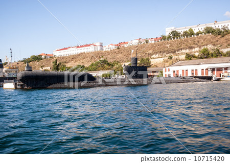 Russian warship in the Bay, Sevastopol, Crimea 10715420