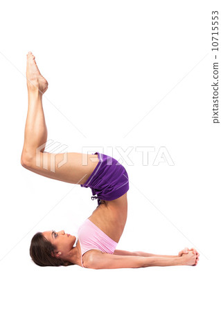 Practicing Yoga. Beautiful woman 10715553