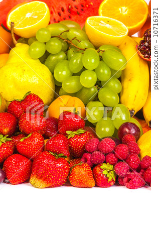Huge group of fresh fruits 10716371