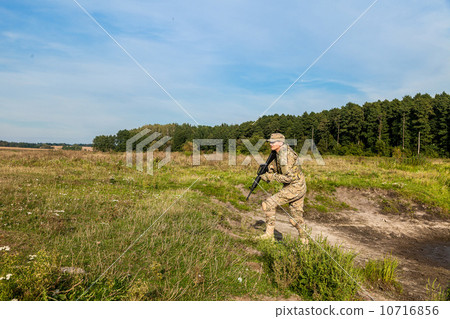 Soldier with a rifle Soldier with a rifle 10716856