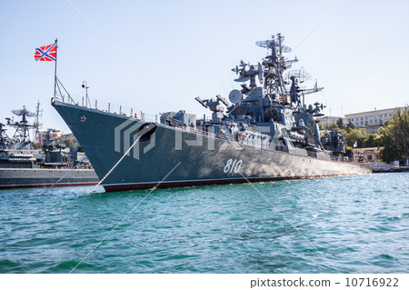 Russian warship in the Bay, Sevastopol, Crimea 10716922