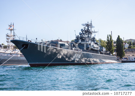 Russian warship in the Bay, Sevastopol, Crimea, Ukraine Russian warship in the Bay, Sevastopol, Crimea, Ukraine 10717277