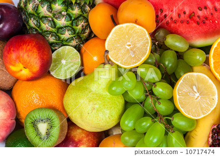Huge group of fresh fruits Huge group of fresh fruits 10717474