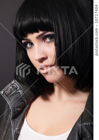 Beauty Portrait. Beautiful woman on a black background Beauty Portrait. Beautiful woman on a black background 10717484