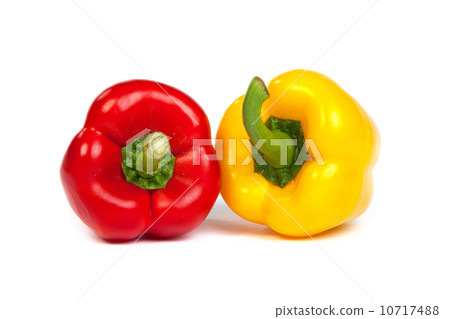 Group of seet bell peppers isolated on white Group of seet bell peppers isolated on white 10717488