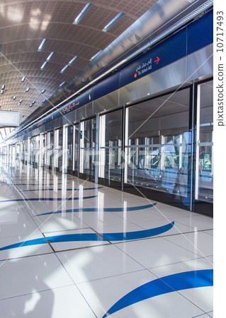Dubai Metro Terminal in Dubai, United Arab Emirates. Dubai Metro Terminal in Dubai, United Arab Emirates. 10717493