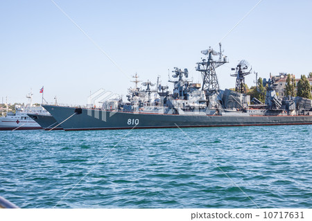 Russian warship in the Bay, Sevastopol, Crimea 10717631