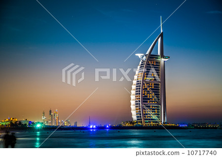 Burj Al Arab is a luxury 5 stars hotel 10717740