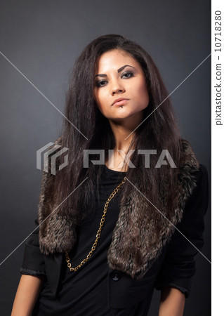 Beauty Portrait. Curly Hair. Beautiful woman Beauty Portrait. Curly Hair. Beautiful woman 10718280