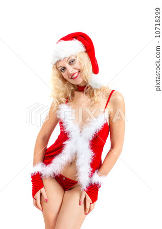 Young sexy Santa woman Young sexy Santa woman 10718299