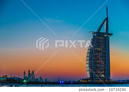 Burj Al Arab is a luxury 5 stars hotel 10719280