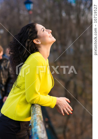 Portrait Of Young Smiling Beautiful Woman 10719527