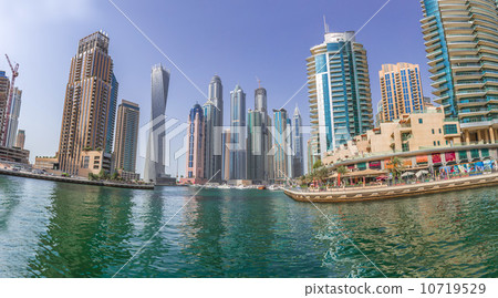 Dubai Marina cityscape, UAE 10719529