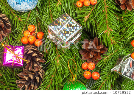 Christmas background. Eve framework Christmas background. Eve framework 10719532