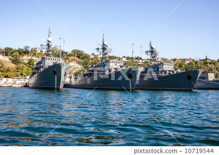 Russian warship in the Bay, Sevastopol, Crimea 10719544