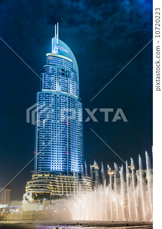 Address Hotel in the downtown Dubai area overlooks the famous da 10720223