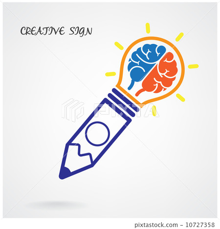 Creative brain Idea concept background design Creative brain Idea concept background design 10727358