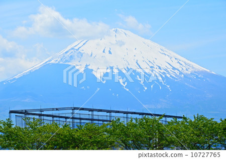 初夏的富士山(東山湖捕魚區/靜岡縣御殿場市東山) 初夏的富士山(東山湖捕魚區/靜岡縣御殿場市東山) 10727765