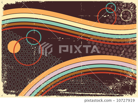 Retro Abstract.Vintage vector background 10727919