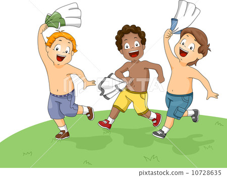 Little Boys Playing on the Field 10728635