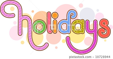 Holidays Text 10728944