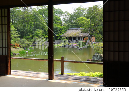 Song Shokitei seen from Kyoto Katsura Rikyu moonwave Song Shokitei seen from Kyoto Katsura Rikyu moonwave 10729253