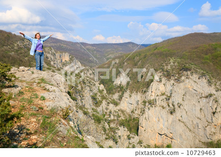 Spring Great Crimean Canyon landscape Spring Great Crimean Canyon landscape 10729463