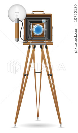 old camera photo vector illustration old camera photo vector illustration 10730180